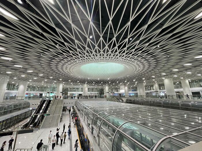 Shenzhen, China’s Newest Transit Hub, Gangxia North Station, Which Connects 4 Metro Lines
