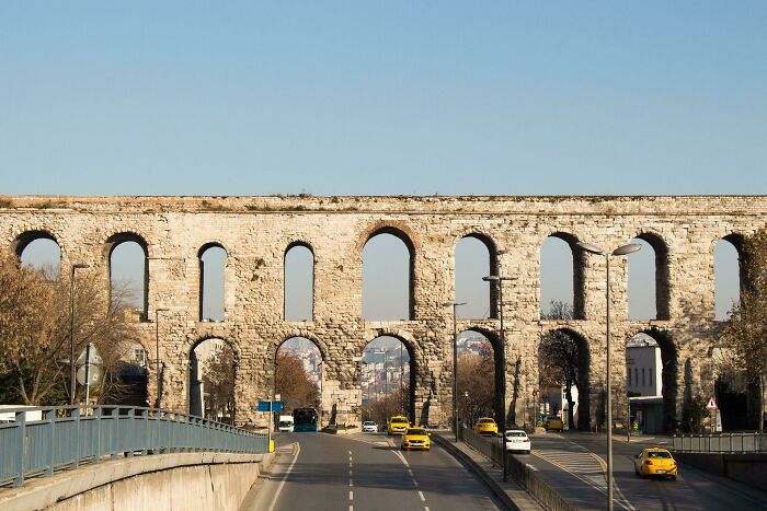 Aqueduct Of Valens, Built In The Year Of 368 Ad In Constantinople