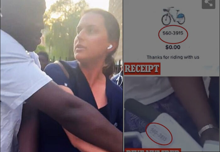 "Bike Karen" Was Right After All. She Has Shown Proof She Paid For That Bike
