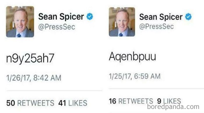 Throwback To When The White House Secretary Posted His Password Publicly 2 Days In A Row