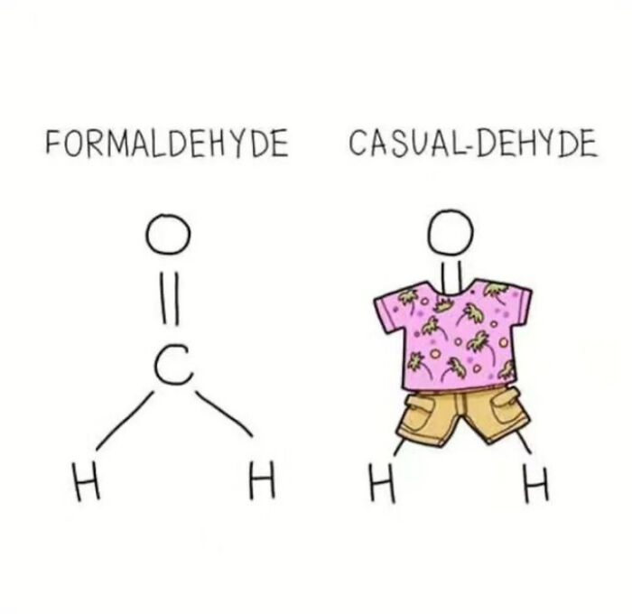 Meme about formaldehyde 