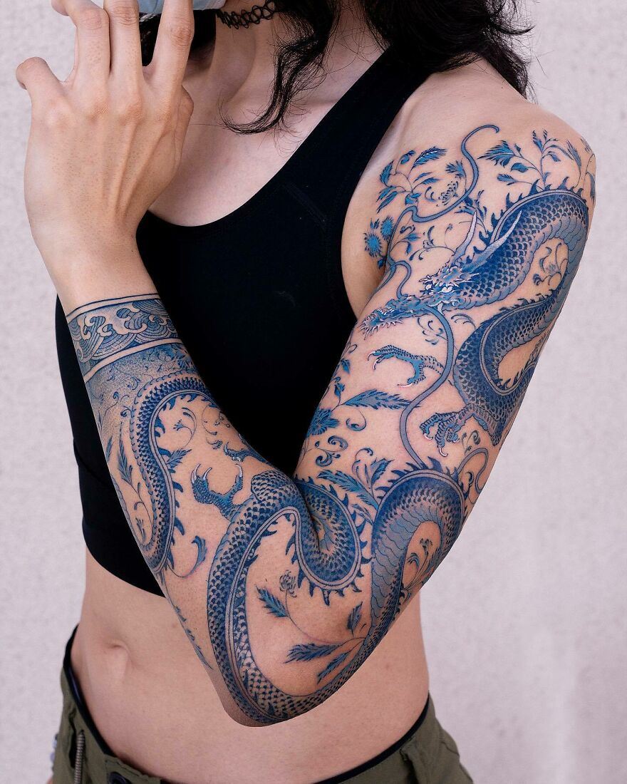 Latest 50 Dragon Tattoo Designs, their Meaning and Patterns - Tips and  Beauty