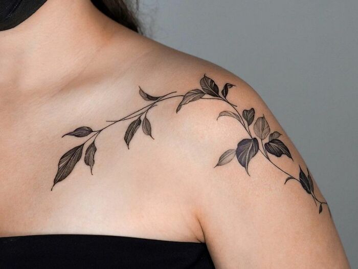 Leave On A Shoulder tattoo