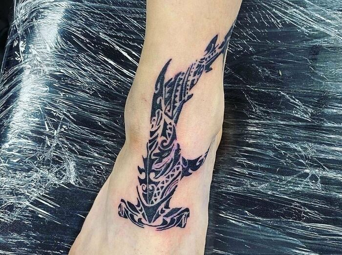 Shark Tribal Tattoo