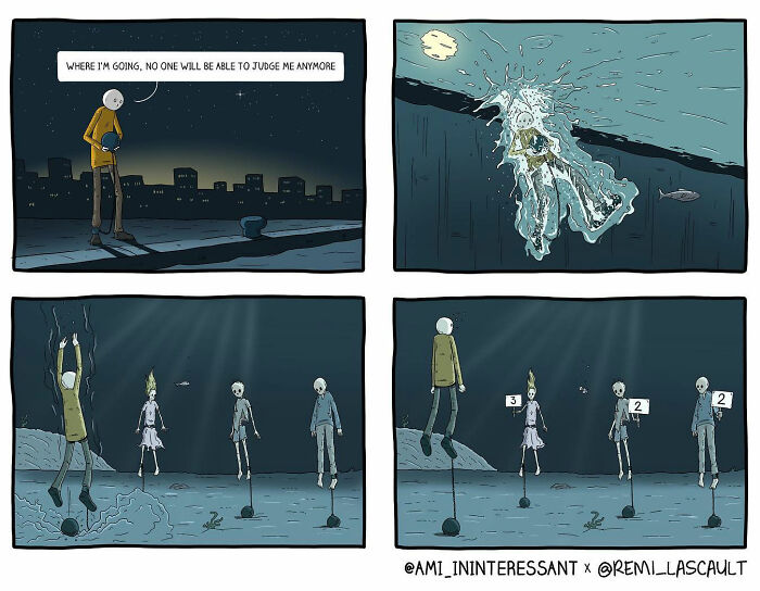 French Artist’s New Silent Comics With Really Dark Humor