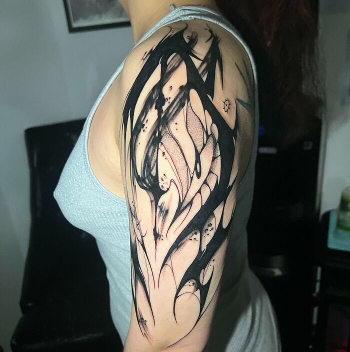Neotribal Half Sleeve Tattoo