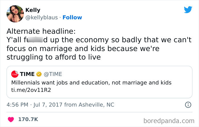 Darn Millennials Wanting To Be Able To Have A Living Wage