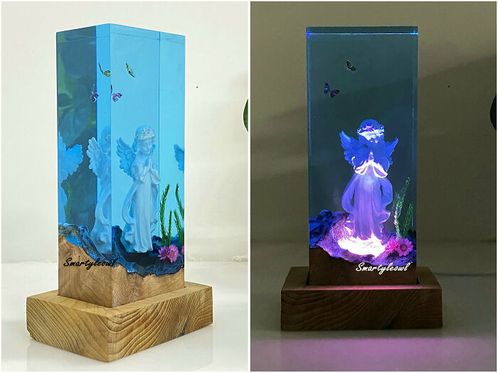 Angel Resin Diorama