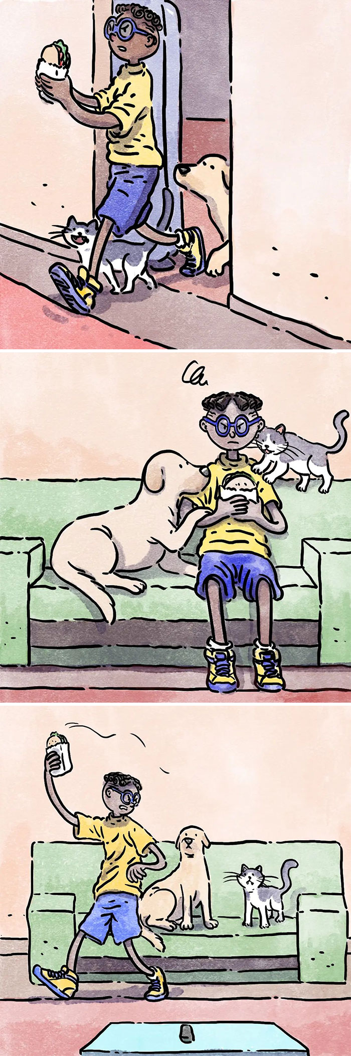 Artist Creates Emotional Comics About Life With A Dog And A Cat And They Have Taken The Internet By Storm (7 New Stories) Artist Creates Emotional Comics About Life With A Dog And A Cat And They Have Taken The Internet By Storm (7 New Stories)