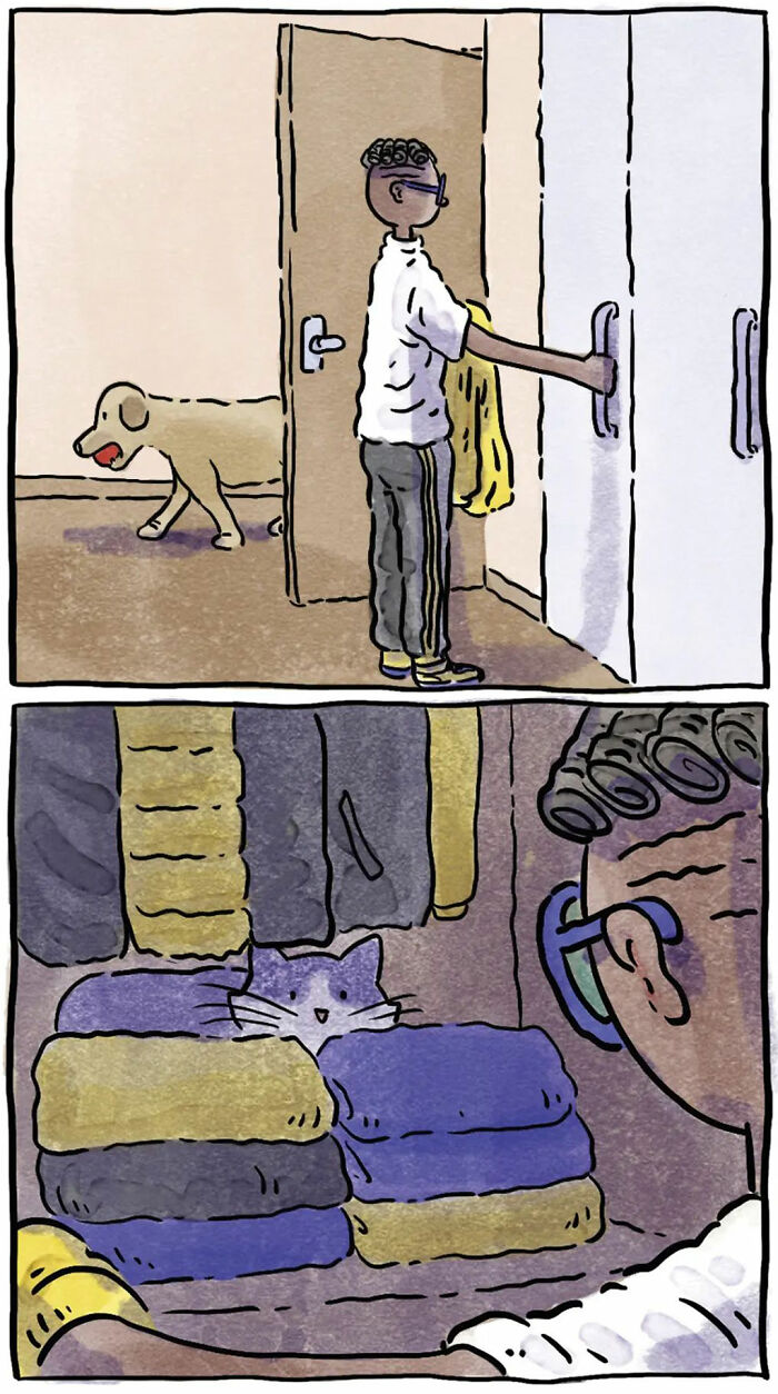 Artist Creates Emotional Comics About Life With A Dog And A Cat And They Have Taken The Internet By Storm (7 New Stories) Artist Creates Emotional Comics About Life With A Dog And A Cat And They Have Taken The Internet By Storm (7 New Stories)