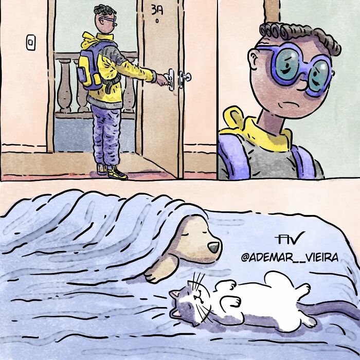 Artist Creates Emotional Comics About Life With A Dog And A Cat And They Have Taken The Internet By Storm (7 New Stories) Artist Creates Emotional Comics About Life With A Dog And A Cat And They Have Taken The Internet By Storm (7 New Stories)