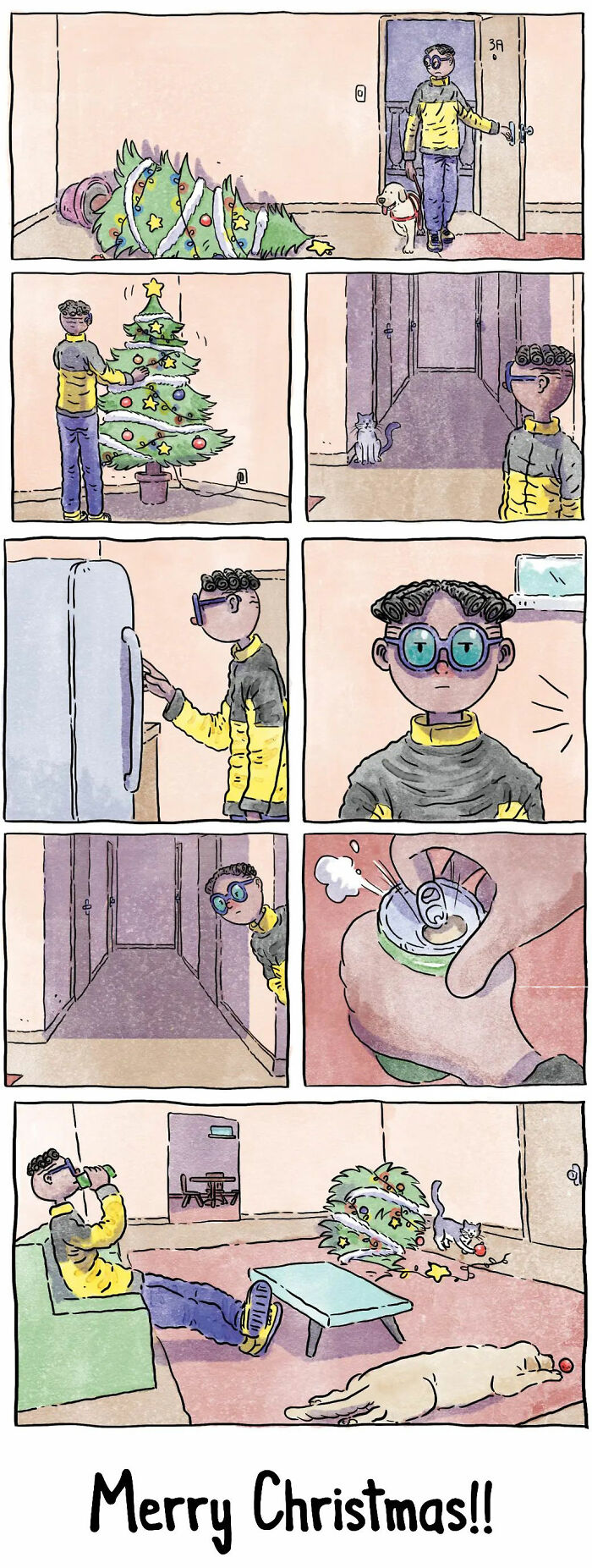 Artist Creates Emotional Comics About Life With A Dog And A Cat And They Have Taken The Internet By Storm (7 New Stories) Artist Creates Emotional Comics About Life With A Dog And A Cat And They Have Taken The Internet By Storm (7 New Stories)