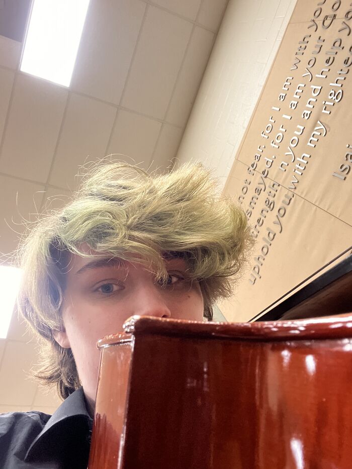 Last One I Promise. Taken Abt 2 Weeks Ago, Was Trying To Get A Pic Of The Bible Verse On The Wall Lmao 💀