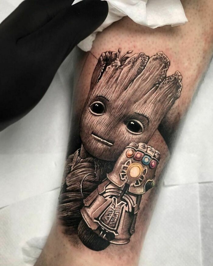 Baby Groot Tattoo