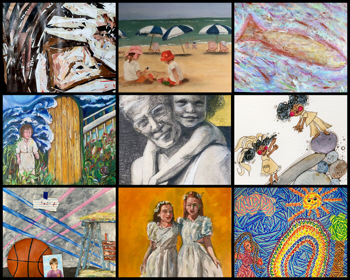 81 Artists Awaken Their Childhood Memories In These Paintings (10 Pics