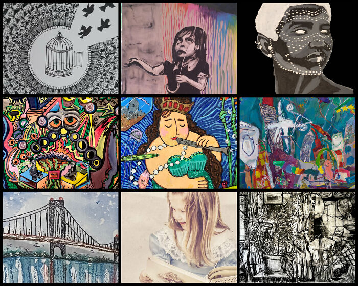 81 Artists Awaken Their Childhood Memories In These Paintings (10 Pics)