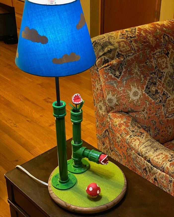Lámpara de Super Mario 
