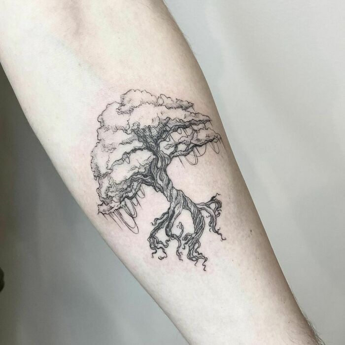 Avator Tree Tattoo