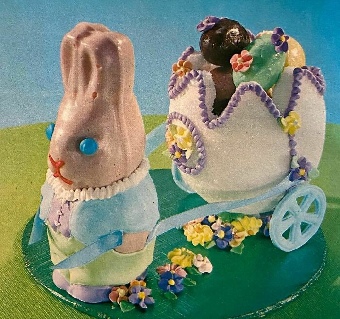 Busy Bunny In His Easter Suit (1976 Wilton Yearbook Of Cake Decorating)