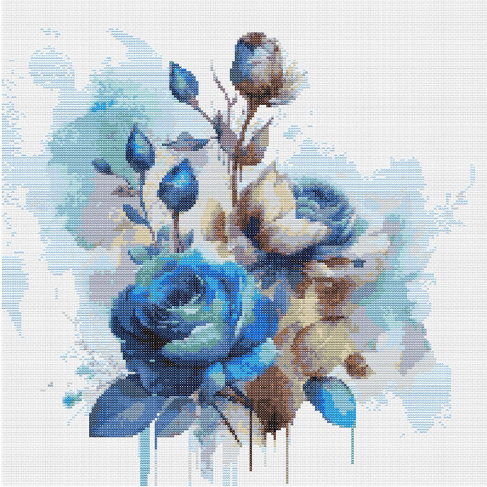 Cross-Stitch Patterns And Watercolor Paintings (11 Pics)