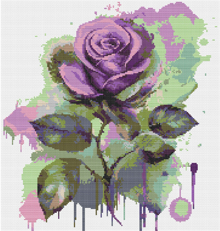 Cross-Stitch Patterns And Watercolor Paintings (11 Pics)