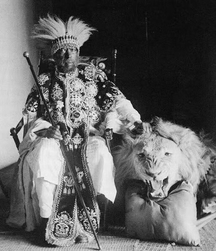 Emperor Minilik The 2nd Of Ethiopia, 1896