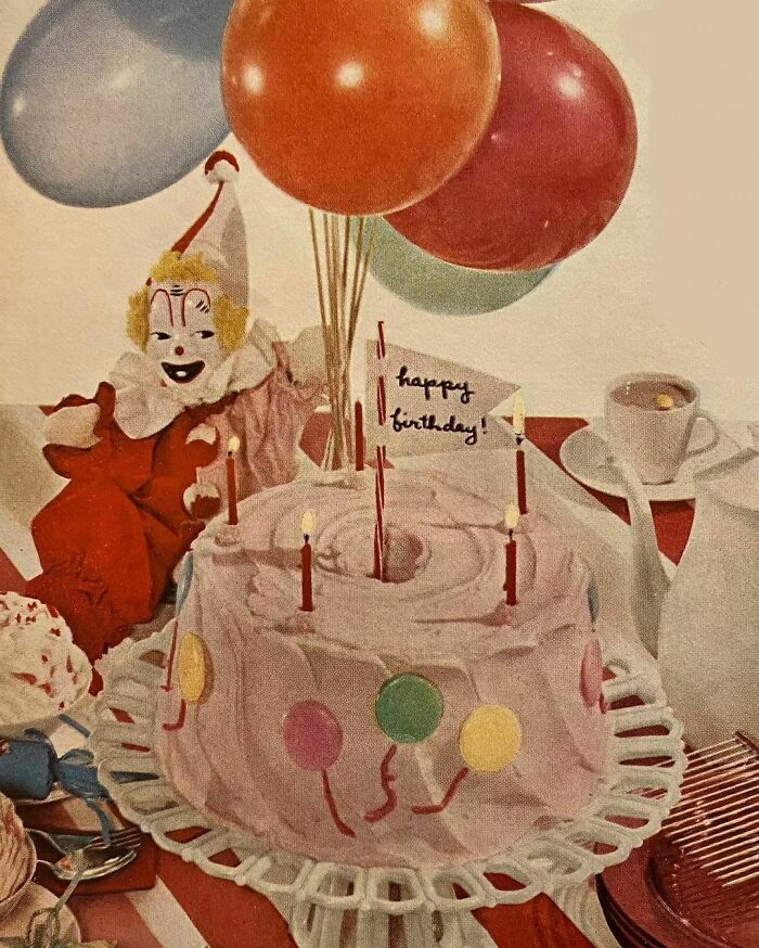 Mint Balloon Cake (Better Homes And Garden Holidays And Special Days, 1959)
