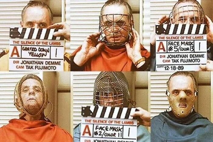 Testing Masks For Silence Of The Lambs, 1991