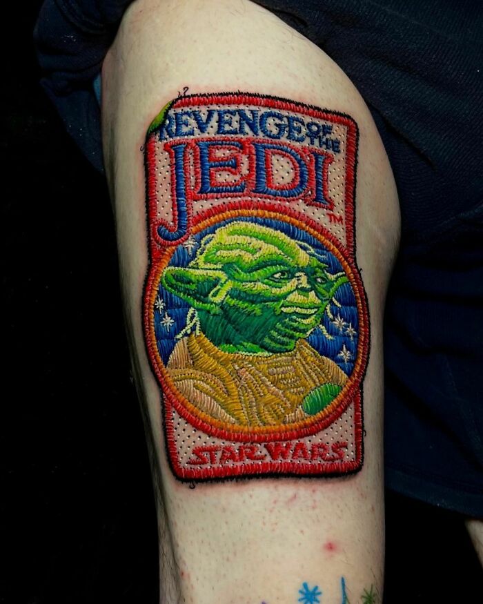 Star Wars Yoda Tattoo
