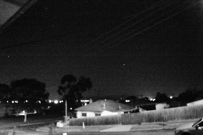 11.45pm In Victoria, Australia, And It's So Dark I Had To Use Night Vision