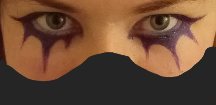 I Know It's Not Hat Great, But It's The First Time I've Tried Something Like This And The Only Unsmudgeable Eyeliner I Had At The Time Was P