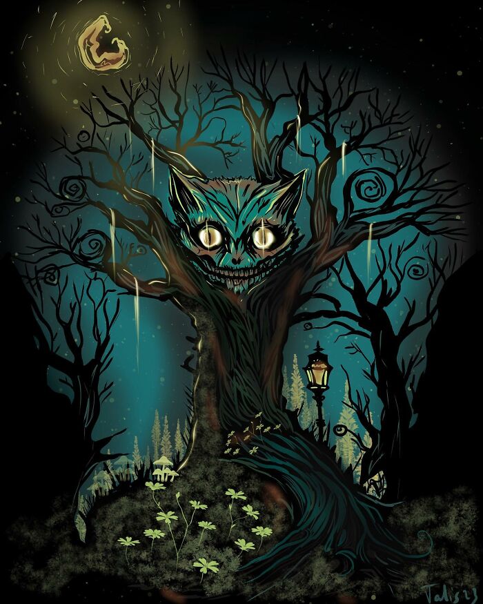 Hi Pandas, Check Out Some Of My Spooky Digital Art!