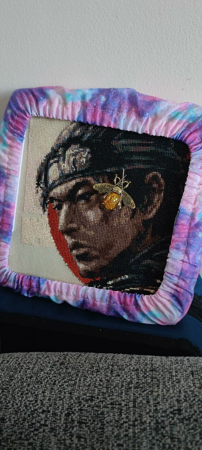 My Cross Stitch Process Of Jin Sakai Took Me 8 Months To Finish My Cross Stitch Process Of Jin Sakai Took Me 8 Months To Finish