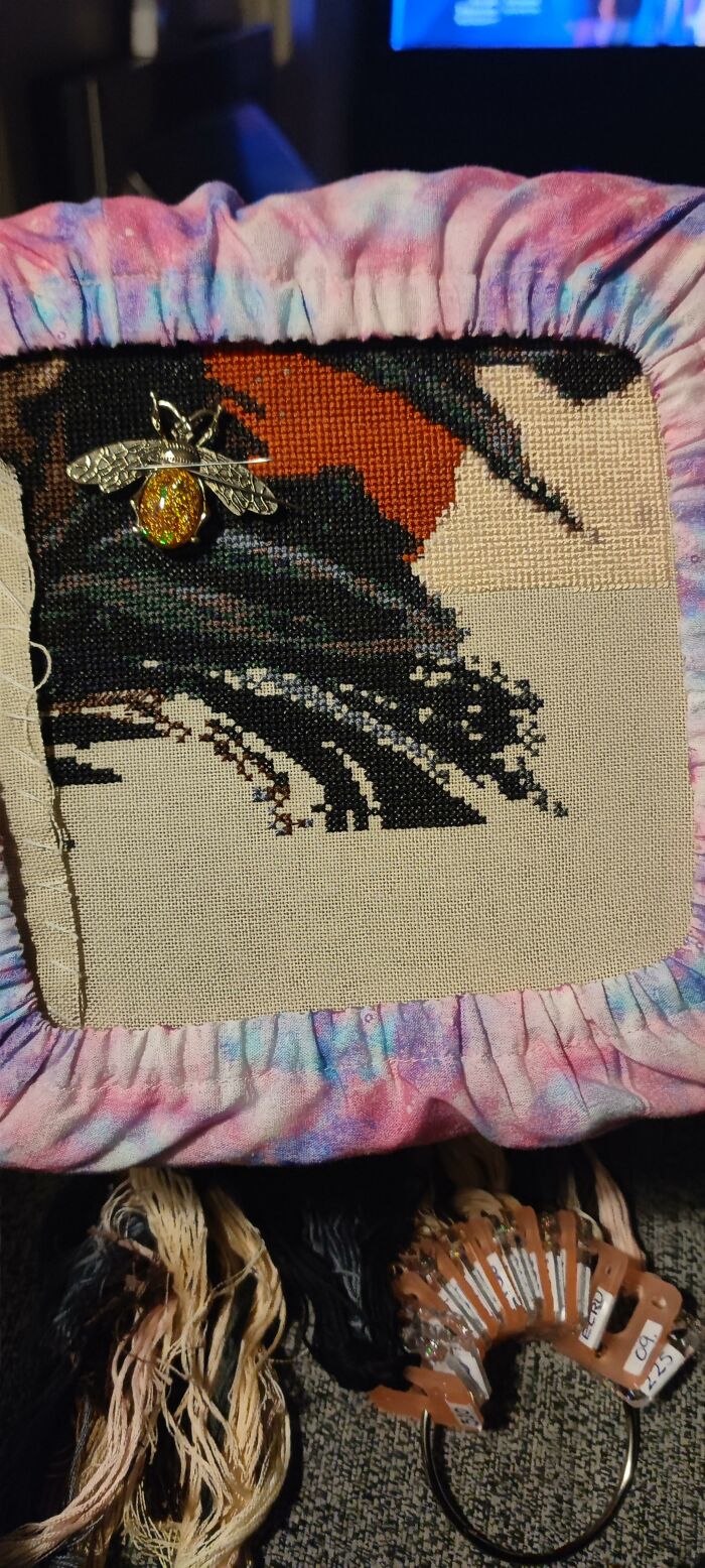 My Cross Stitch Process Of Jin Sakai Took Me 8 Months To Finish My Cross Stitch Process Of Jin Sakai Took Me 8 Months To Finish