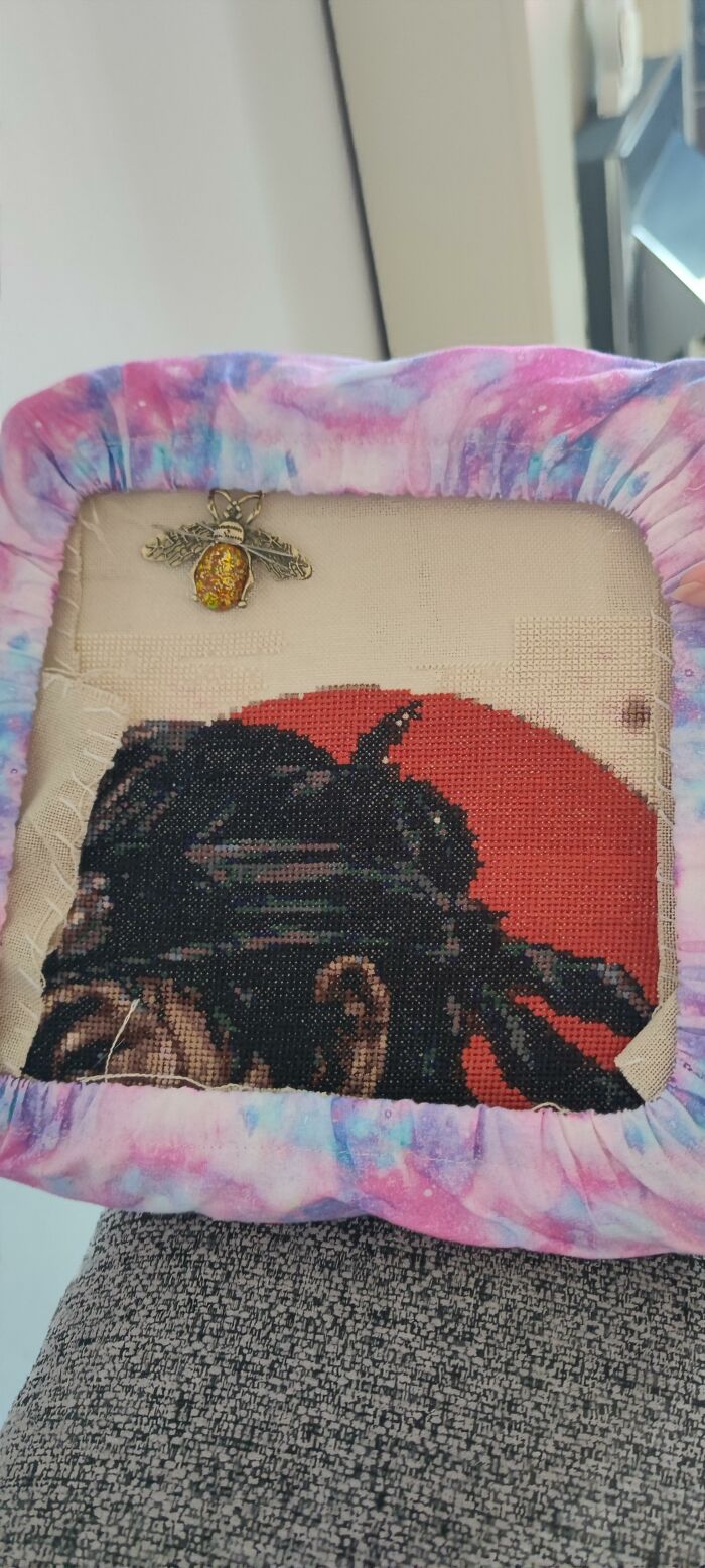 My Cross Stitch Process Of Jin Sakai Took Me 8 Months To Finish My Cross Stitch Process Of Jin Sakai Took Me 8 Months To Finish