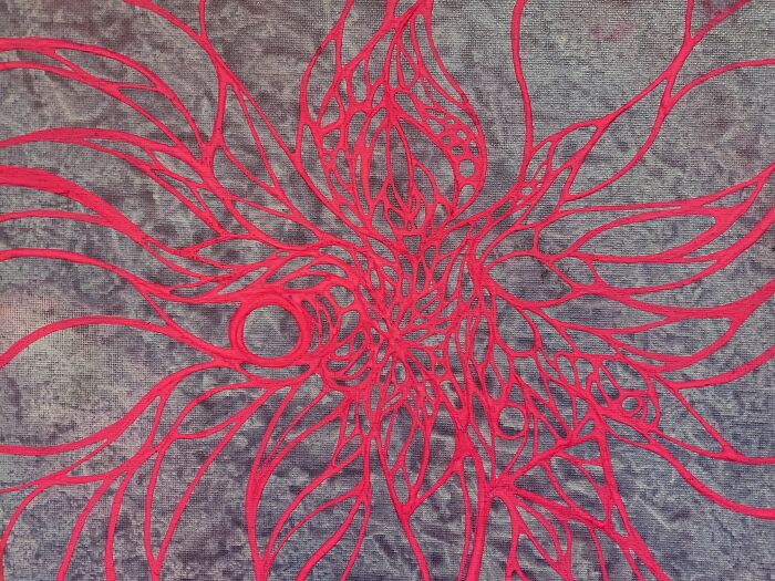 Gouache And Acrylic On Canvas Board