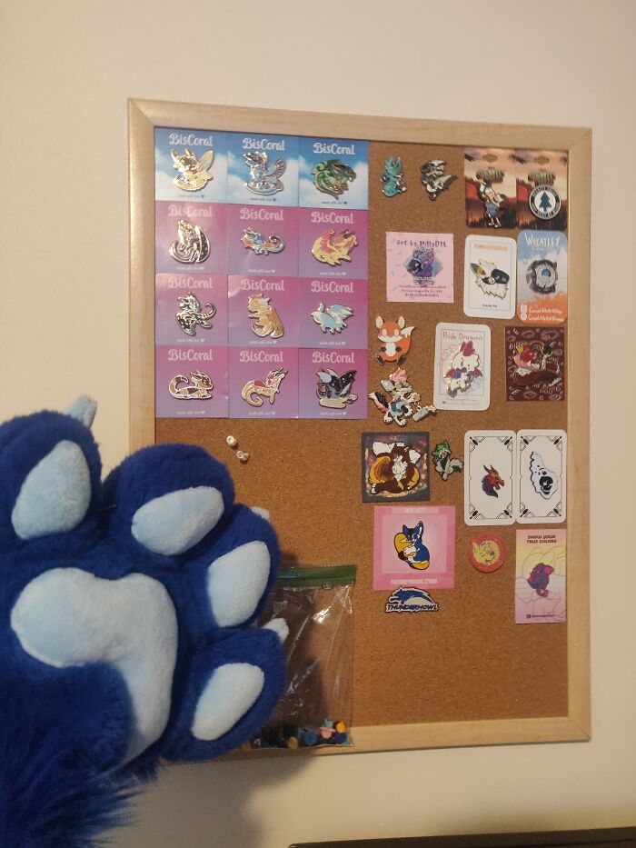 Gotta Be A Tie Between My Ever Growing Enamel Pin Collection, And My Custom Fursuit Paws