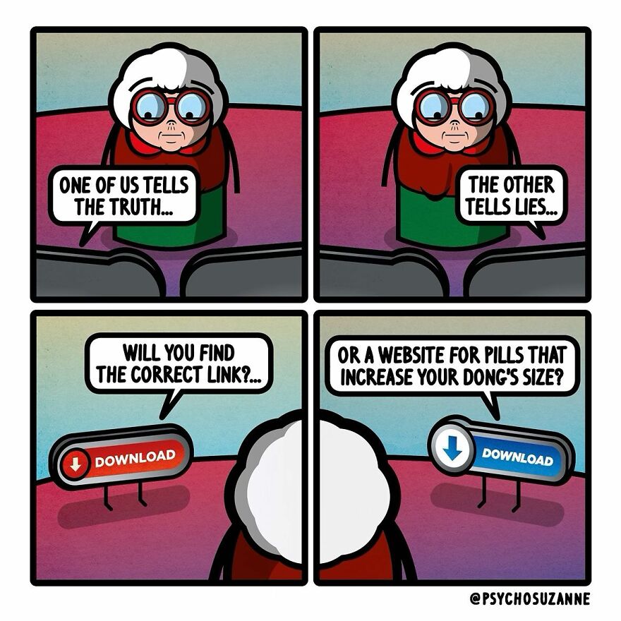 New Dark And Silly Comics About A Funny Grandma And Other Unforeseen Events