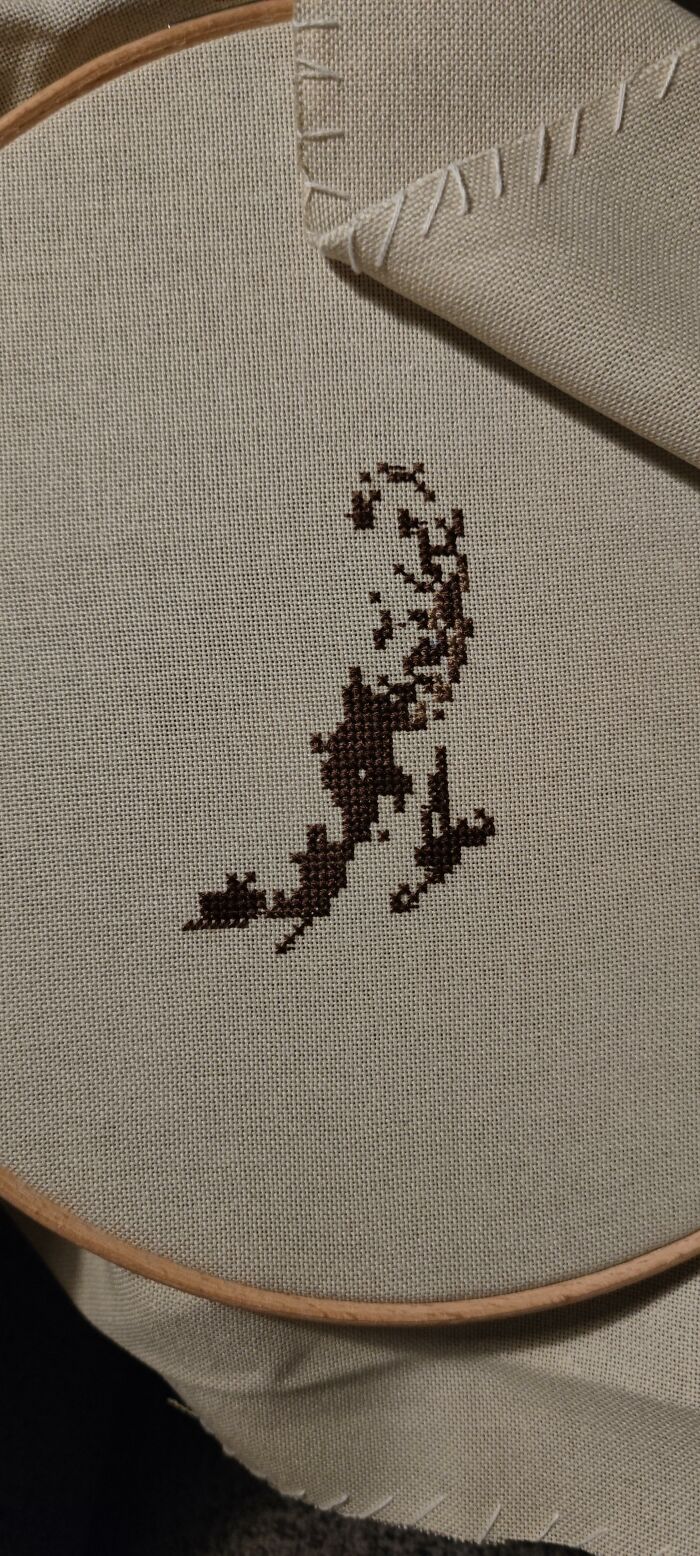 My Cross Stitch Process Of Jin Sakai Took Me 8 Months To Finish My Cross Stitch Process Of Jin Sakai Took Me 8 Months To Finish