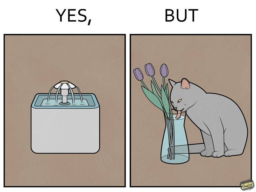 19 Comics By Artist Antоn Gudim From The "Yes, But" Series, Dedicated Exclusively To Dogs And Cats