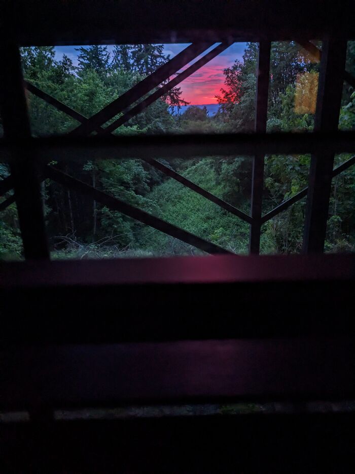 Watching The Sunset From My Room