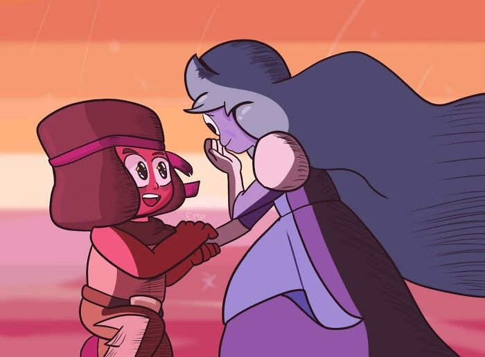 Sapphire And Ruby From Steven Universe Redraw