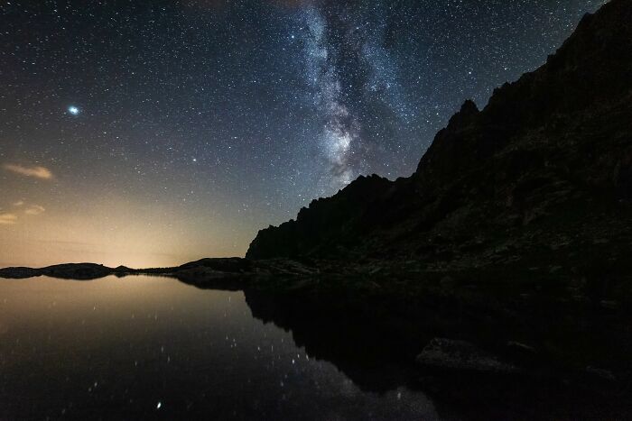 Milky Way Above Pleso Nad Skokom