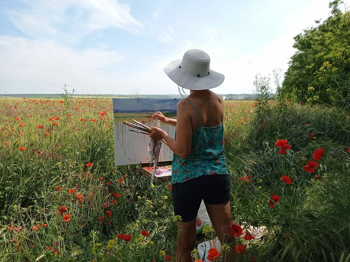 We Painted Poppies In The Field (25 Pics) We Painted Poppies In The Field (25 Pics)