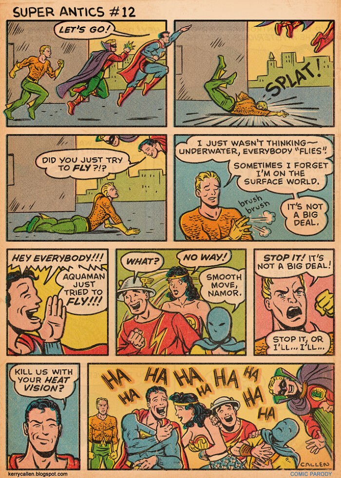 Untold Stories Of Superhero And His Friends Super Antics Kerry Callen