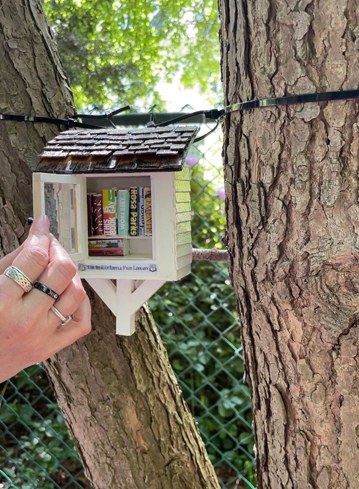 These 12 Miniature Banned Books Can Be Found In A Really Little Free Library That I Made These 12 Miniature Banned Books Can Be Found In A Really Little Free Library That I Made