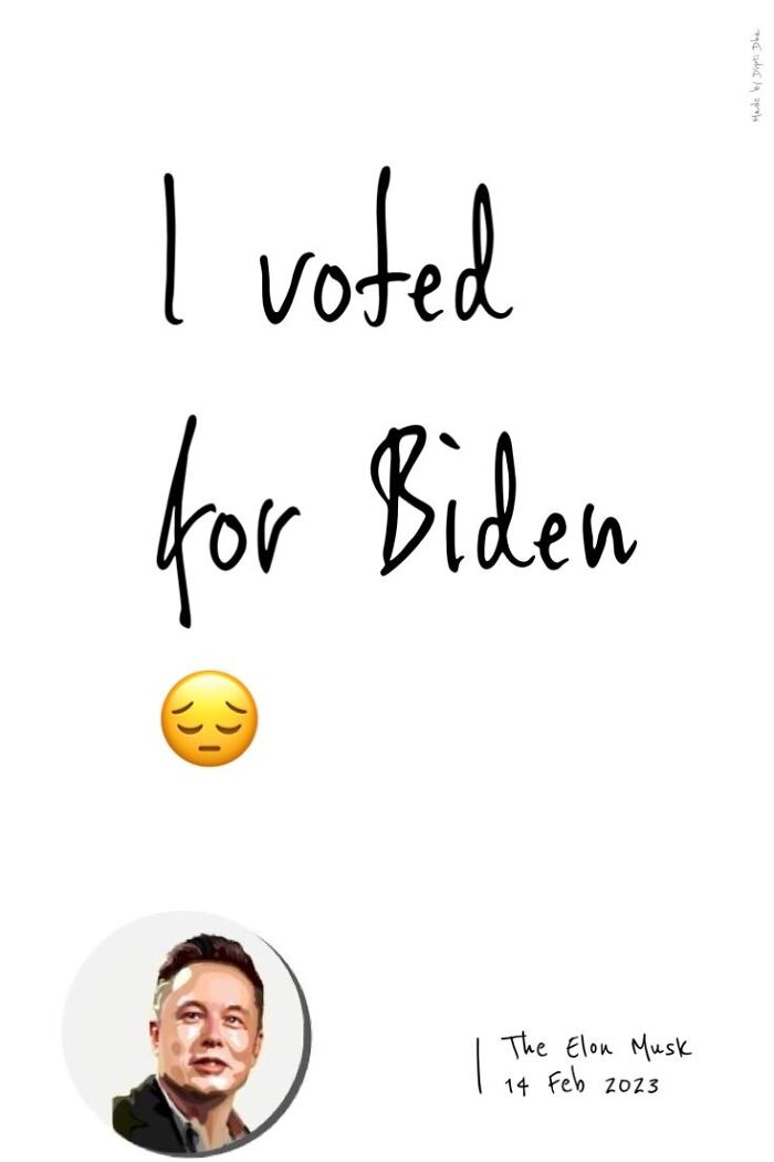“I Voted For Biden"