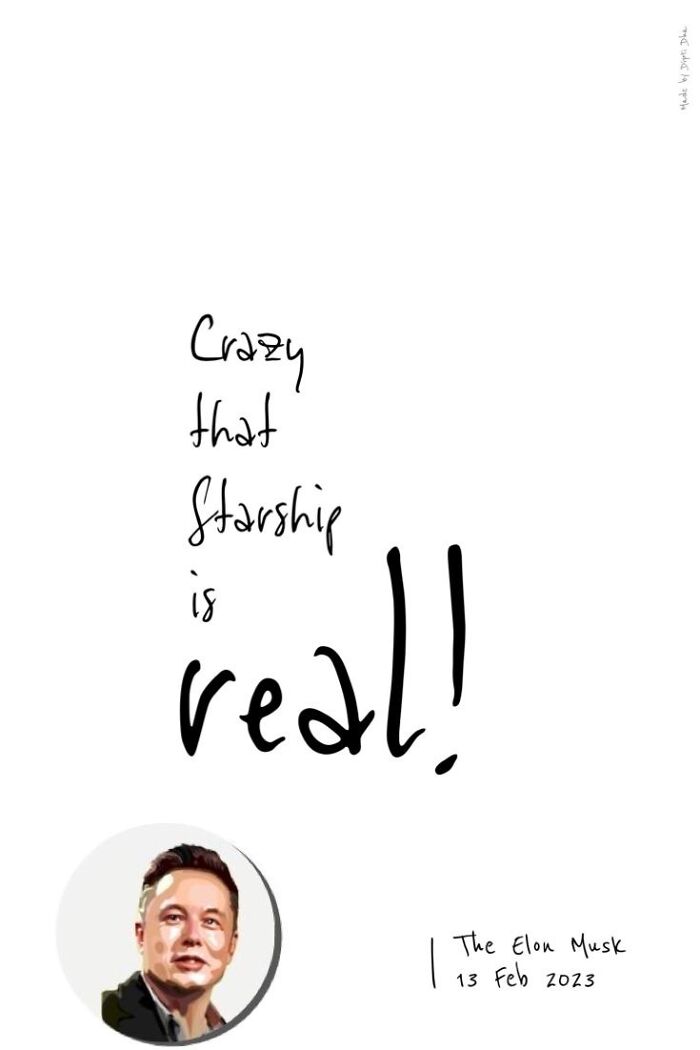 "Crazy That Starship Is Real"