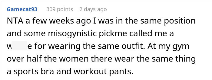 Woman Gets Fat-Shamed At A Gym And Is Ordered To ‘Put On A Shirt’ By Entitled Girl Saying That Her Outfit Is ‘Unsanitary’ Woman Gets Fat-Shamed At A Gym And Is Ordered To ‘Put On A Shirt’ By Entitled Girl Saying That Her Outfit Is ‘Unsanitary’