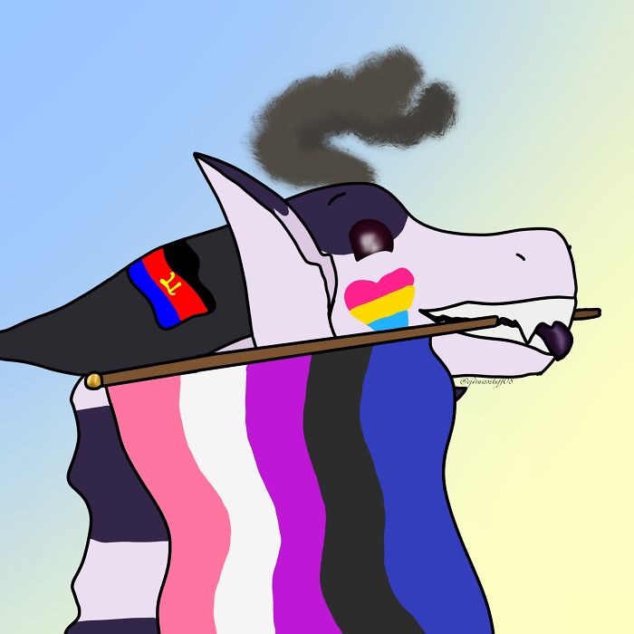 Pride Icon I Made For A Friend Of Their Oc Blue Day
